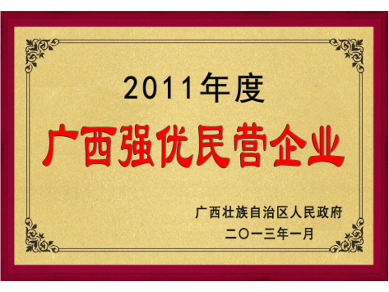 廣西強(qiáng)優(yōu)民營企業(yè)